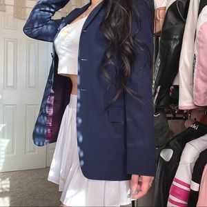 ♡ Vintage Ralph Lauren Navy Blazer/Dress Coat ♡